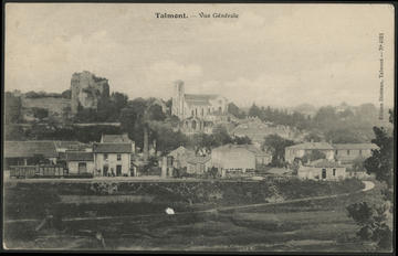 Talmont, Château et église