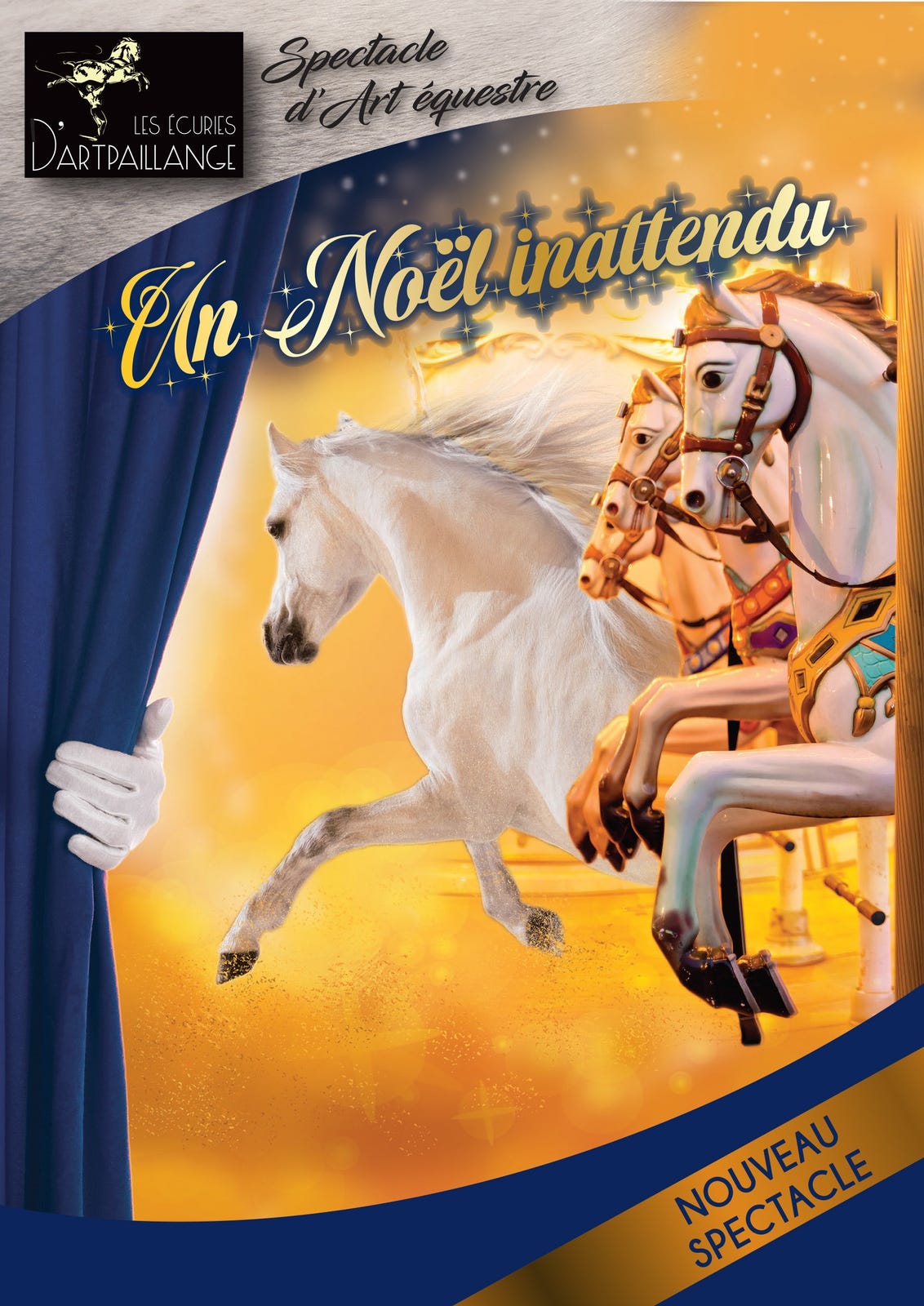 Spectacle d'art équestre aux Écuries d'Artpaillange