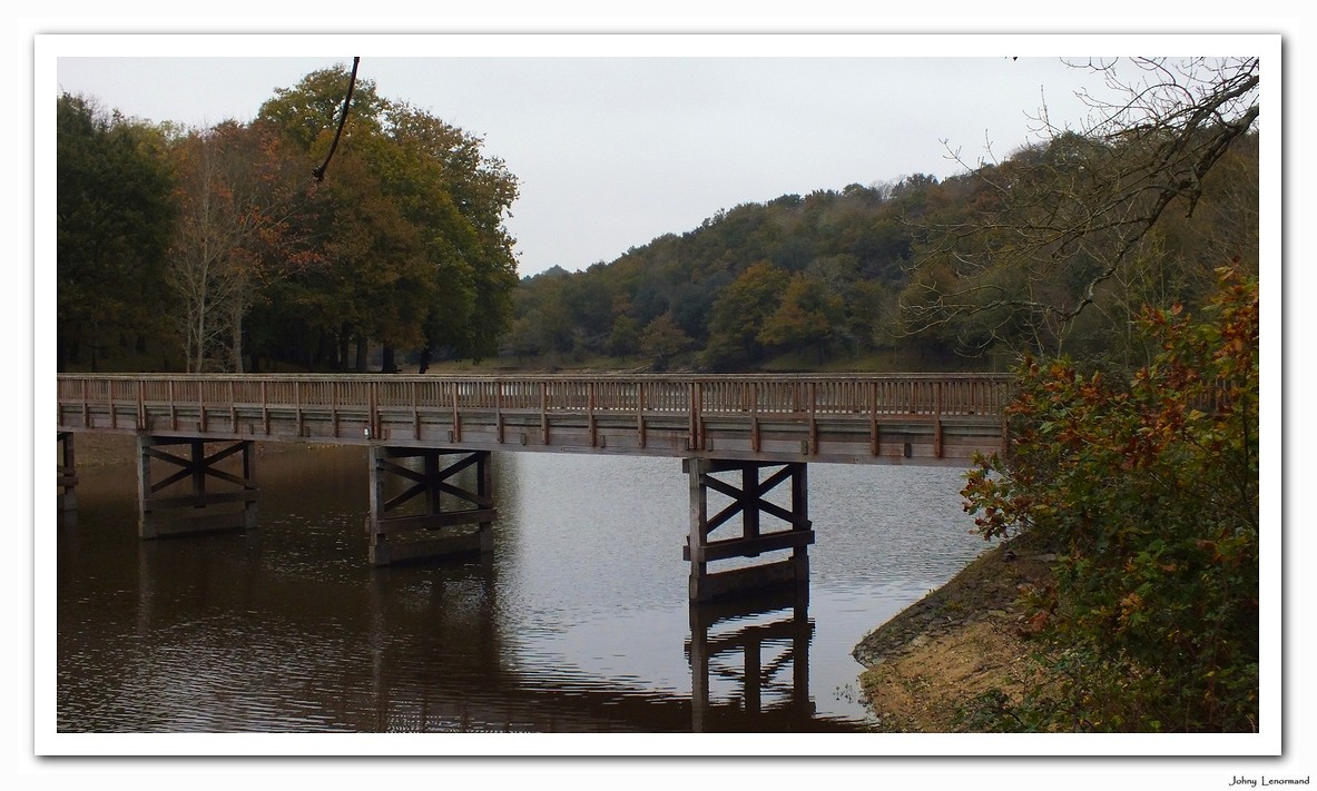 Passerelle sur le lac de Finfarine (https://www.talmondais.com/blog/tour-du-lac-de-finfarine/)