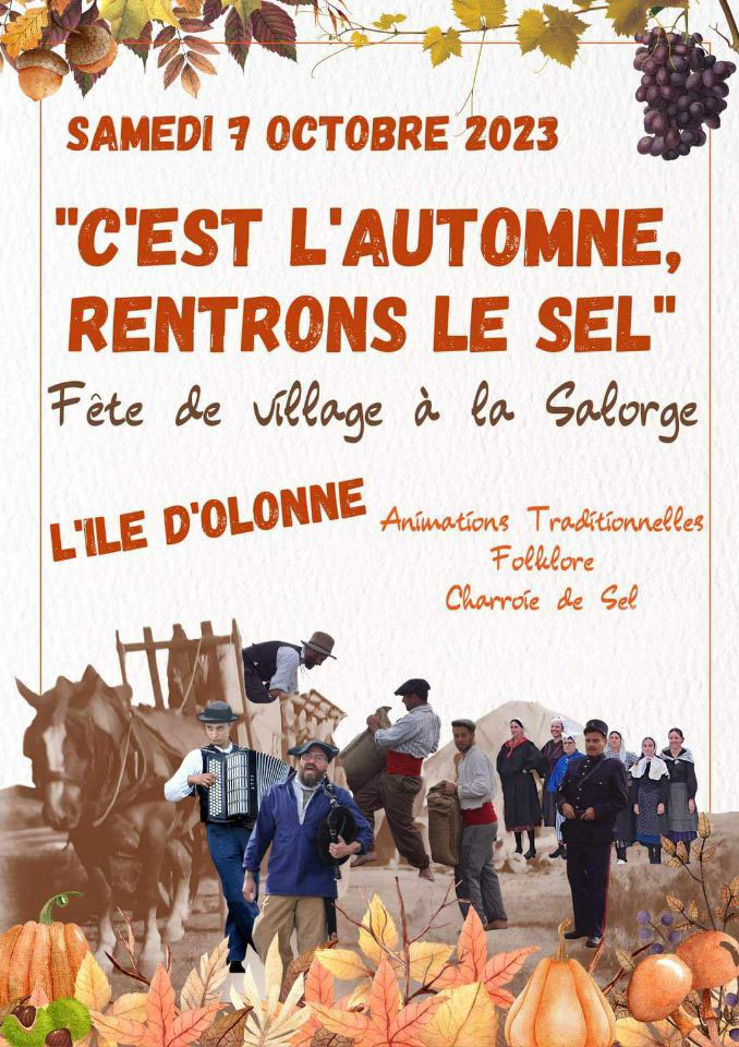 C'est l'automne, rentrons le sel  la salorge de l'le d'Olonne