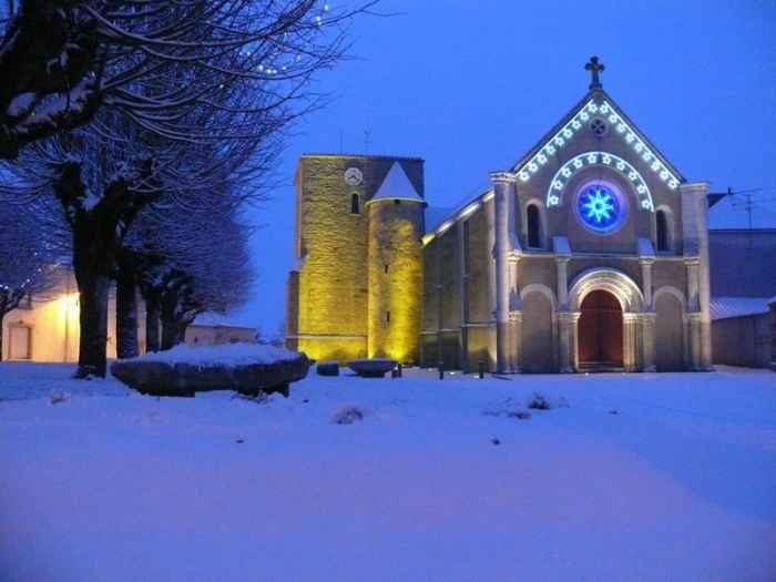 L'glise de St-Georges sous la neige